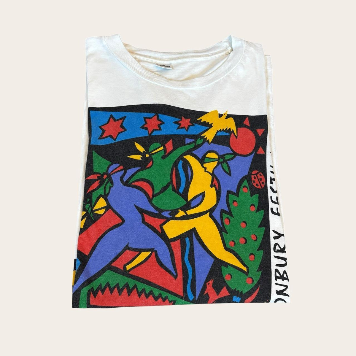 Vintage Glastonbury Festival ‘90 music band t-shirt