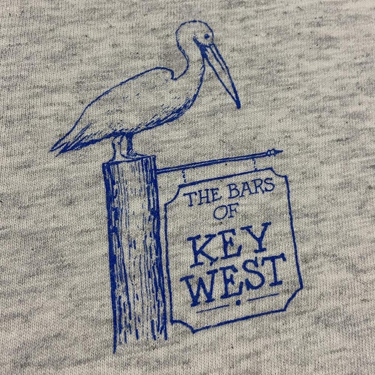 Vintage 90s USA bars of Key West Florida Keys tourist souvenir graphic t-shirt