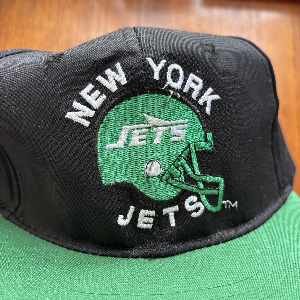 Vintage 90s USA New York Jets NFL American Football graphic baseball cap