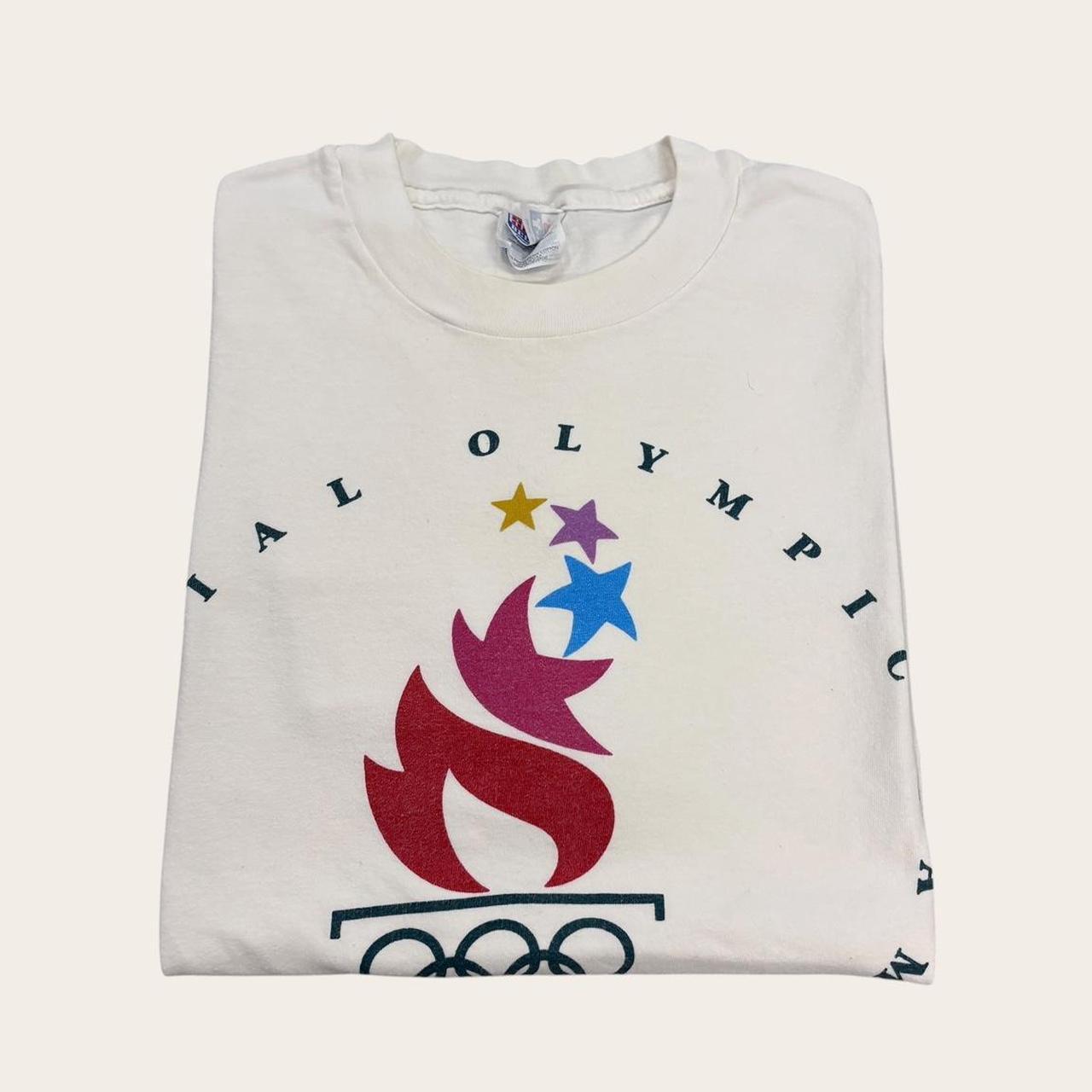 Vintage 90s USA Atlanta Olympics summer games athletics torch t-shirt