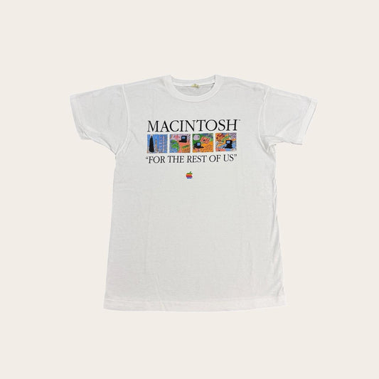 Vintage 80s USA Apple Macintosh computers technology dead stock t-shirt