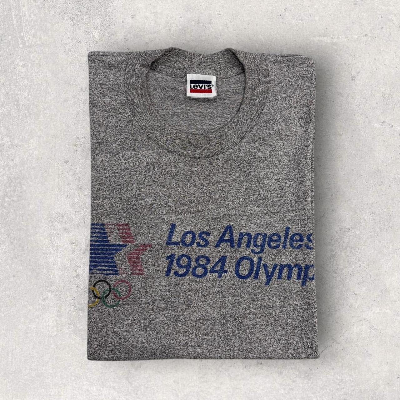 Vintage 80s USA Los Angeles Olympics summer games athletics graphic t-shirt