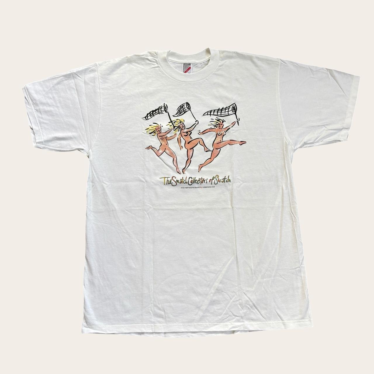 Vintage 90s USA the swatch collectors club watches promotional t-shirt
