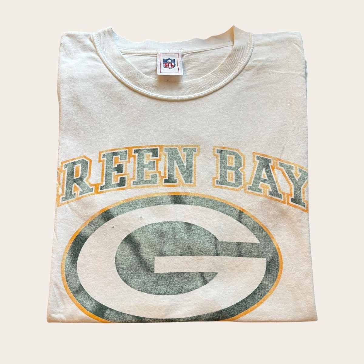 Vintage Y2K Green Bay Packers NFL American Football players sports bar t-shirt