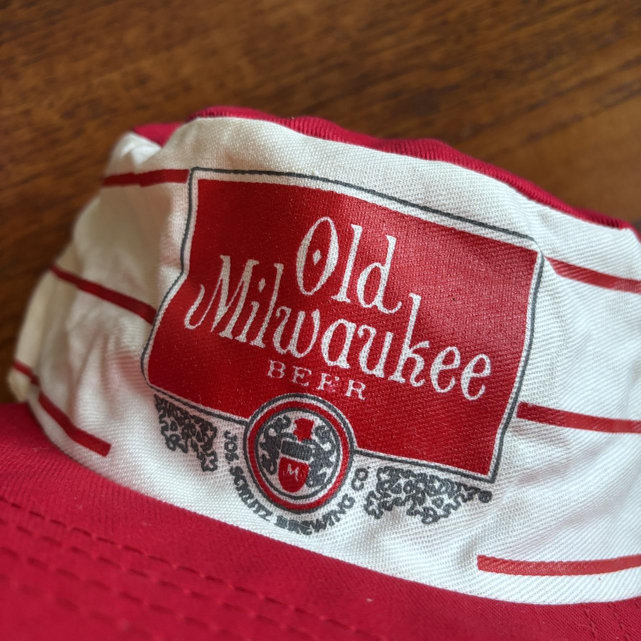 Vintage 90s USA Old Milwaukee beer alcohol graphic cap