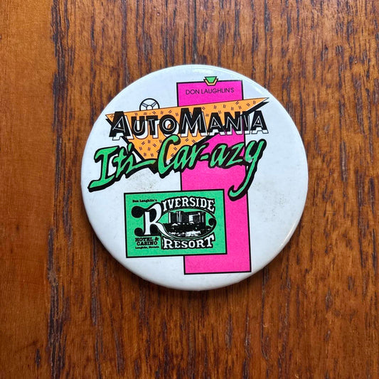 Vintage 90s USA Don Laughlin’s Riverside resort Hotel Casino Nevada pin badge