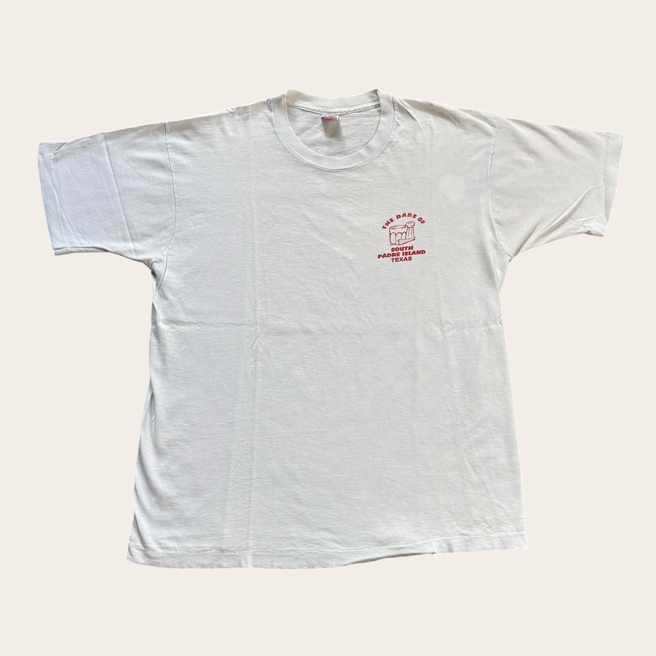 Vintage 80s USA bars of South Padre Island Texas souvenir t-shirt
