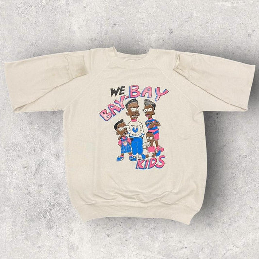 Vintage 80s USA Bay Bay Kids Robin Harris comedian hip hop cartoon Bebe’s kids graphic sweatshirt