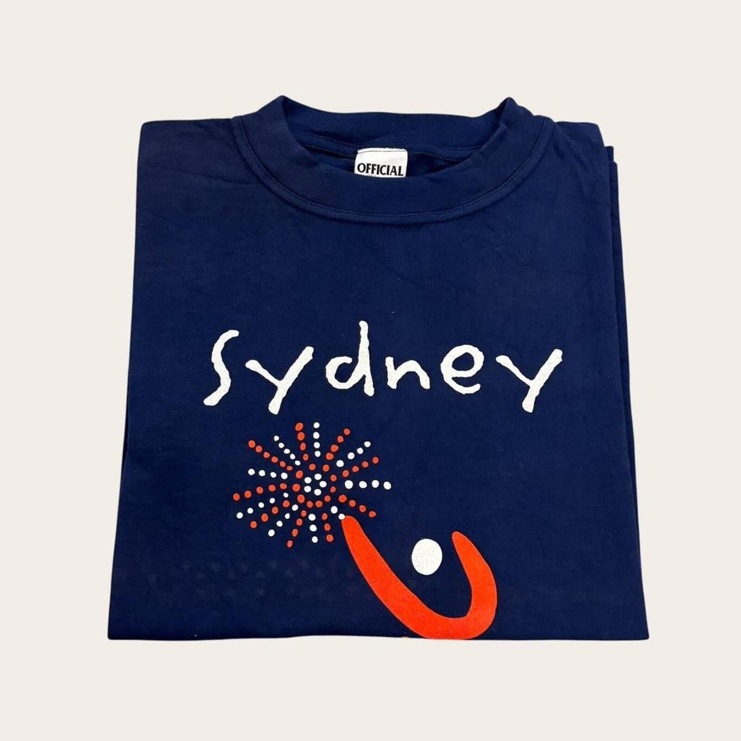 Vintage Y2K Sydney Australia millennium celebration fireworks souvenir t-shirt