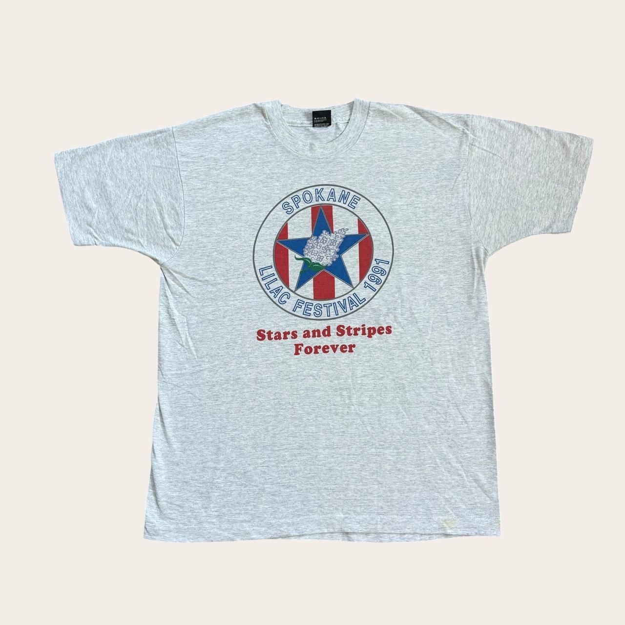 Vintage 90s USA Spokane lilac festival Washington souvenir t-shirt