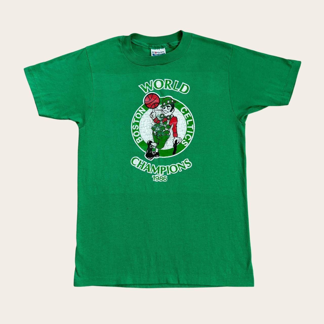 Vintage 80s USA Boston Celtics NBA champions basketball t-shirt