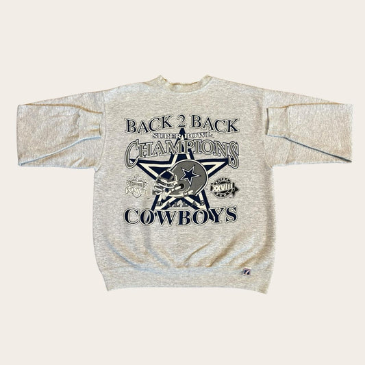 Vintage 90s USA Dallas Cowboys NFL American Football Super Bowl 27 sweatshirt