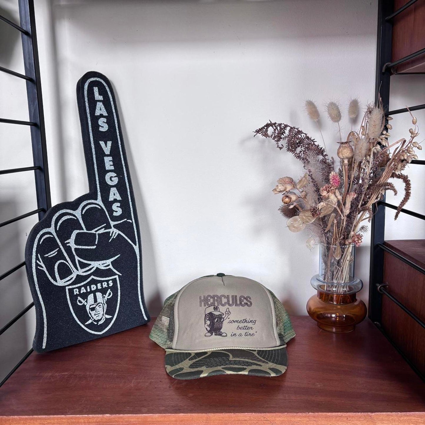 Vintage USA Hercules tires car garage automobile graphic trucker cap