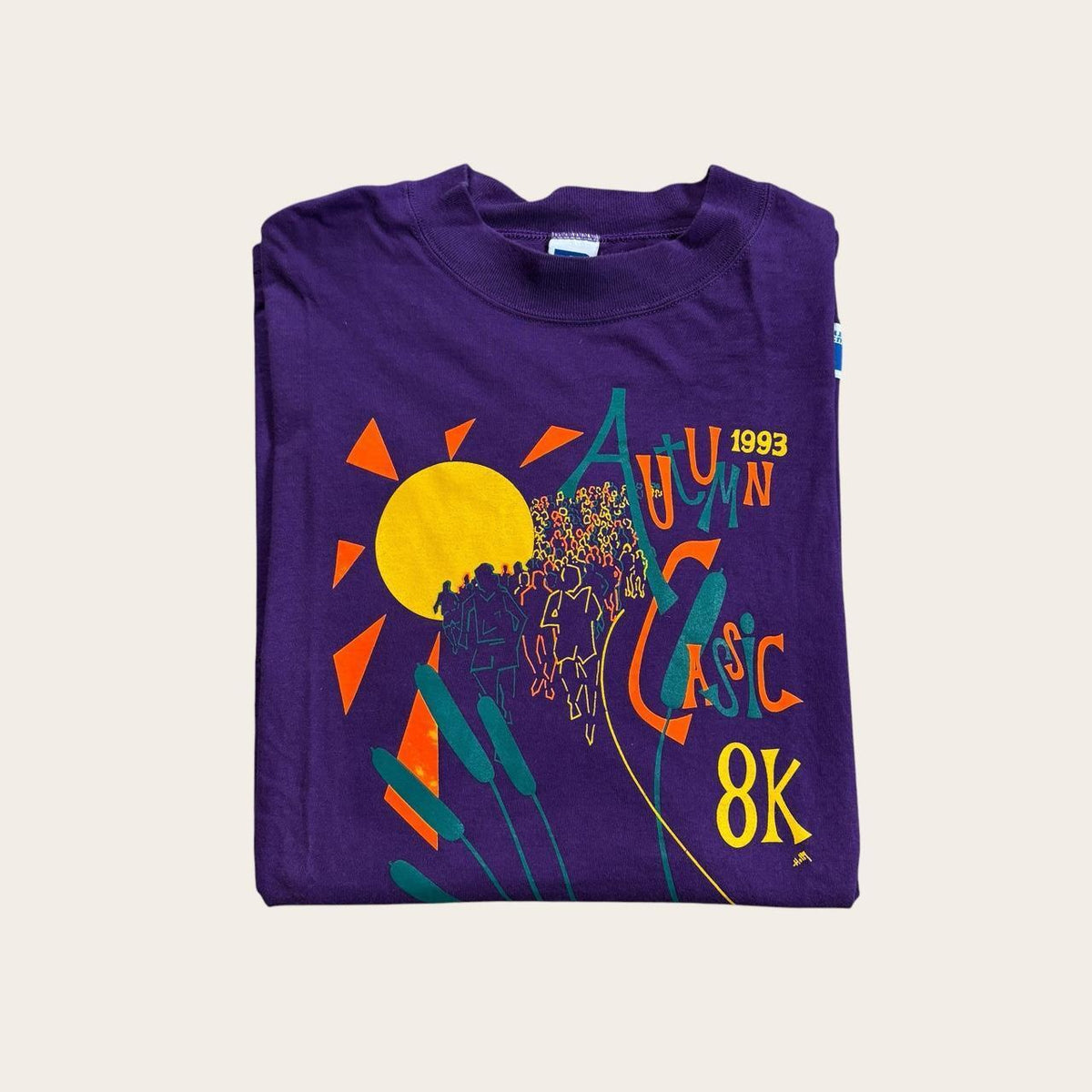 Vintage Autumn Classic 8K run ‘93 road race running t-shirt