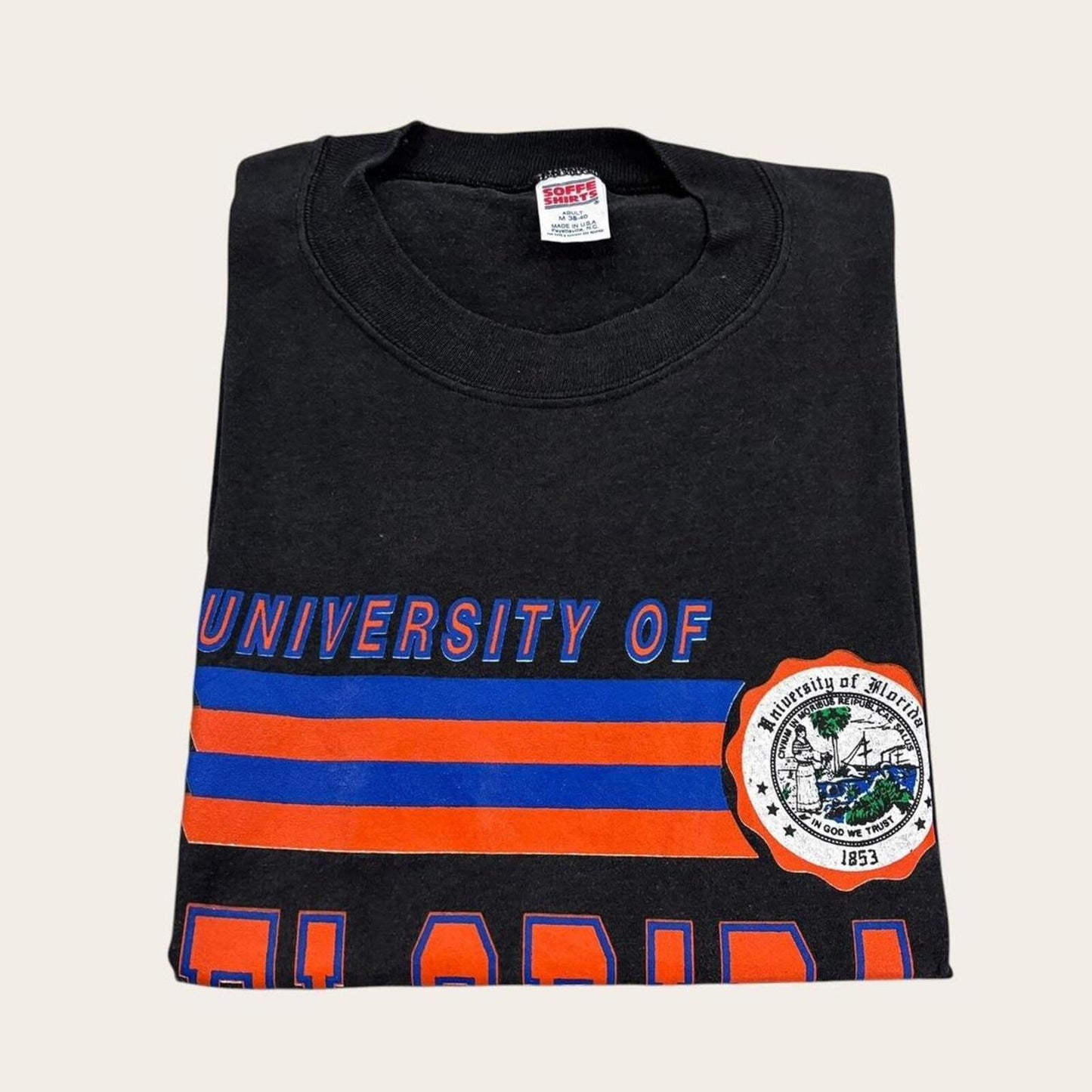 Vintage 90s USA University of Florida Gators varsity graphic t-shirt