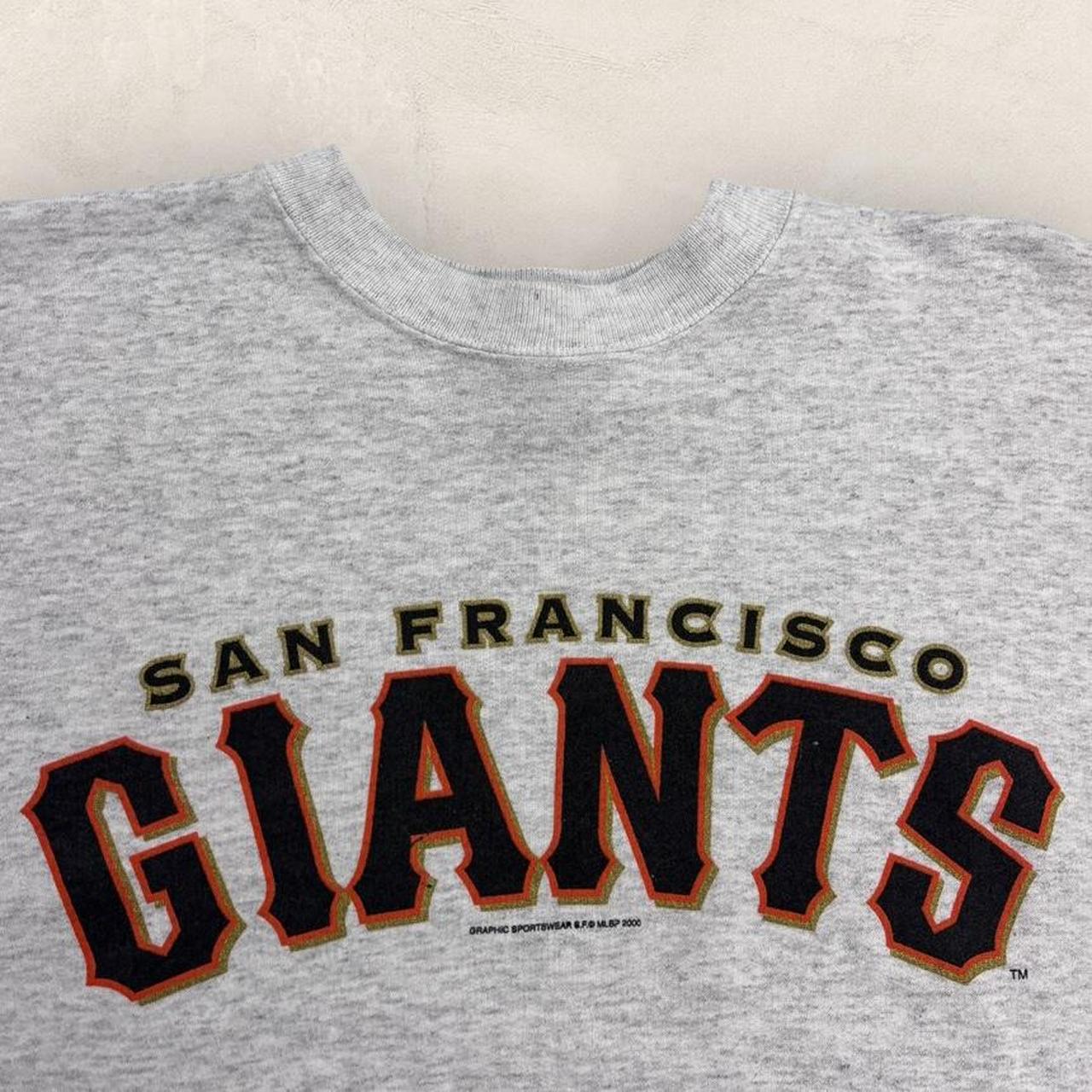 Vintage Y2K San Francisco Giants MLB baseball graphic sweatshirt