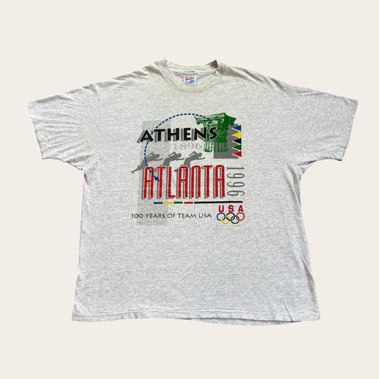 Vintage 90s USA Atlanta Olympics summer games athletics t-shirt