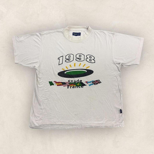 Vintage 90s Stade de France Paris rugby football stadium World Cup Final t-shirt