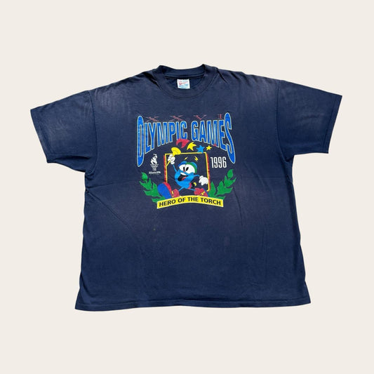 Vintage 90s USA Atlanta Olympics summer games mascot t-shirt