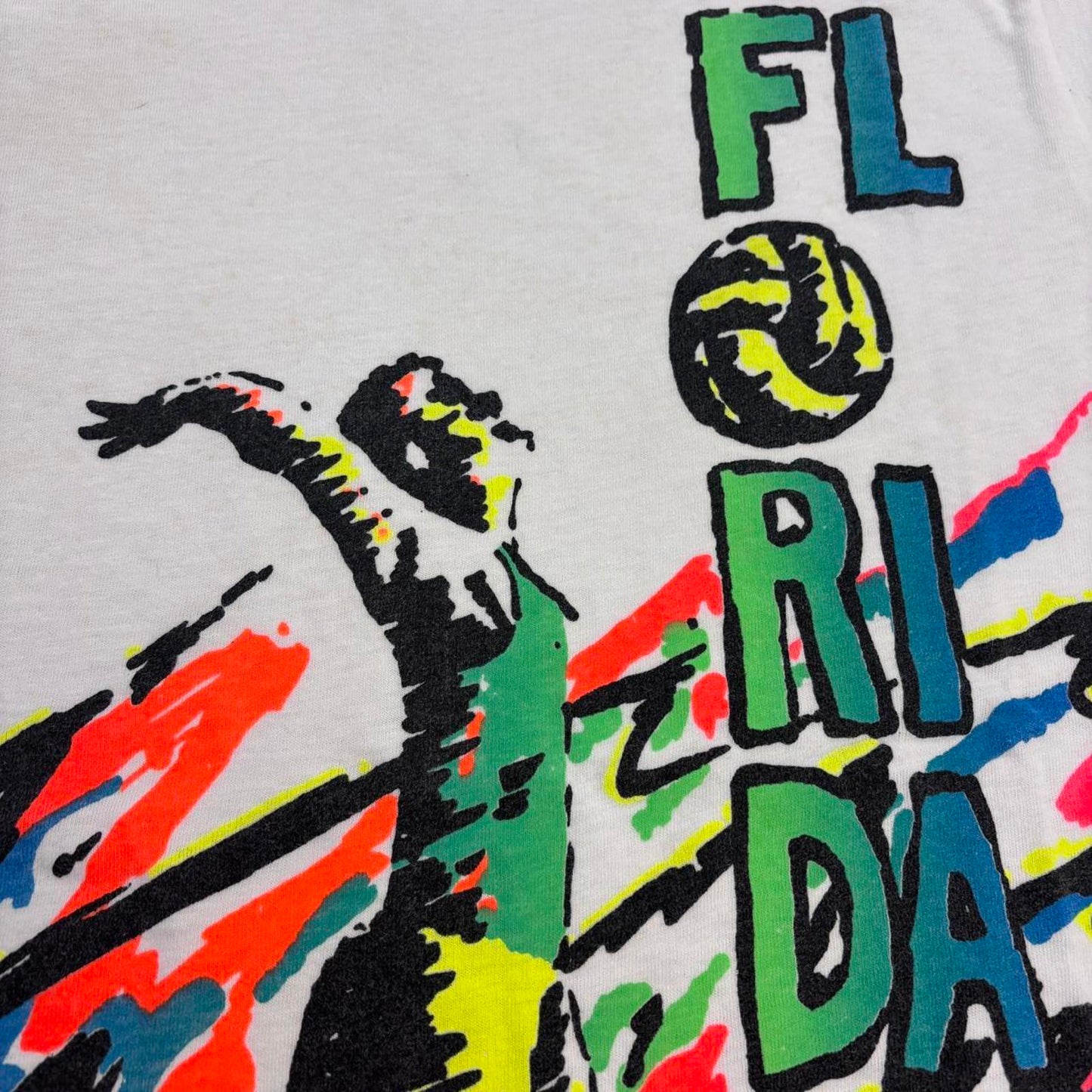 Vintage 90s USA Volleyball Florida graphic t-shirt