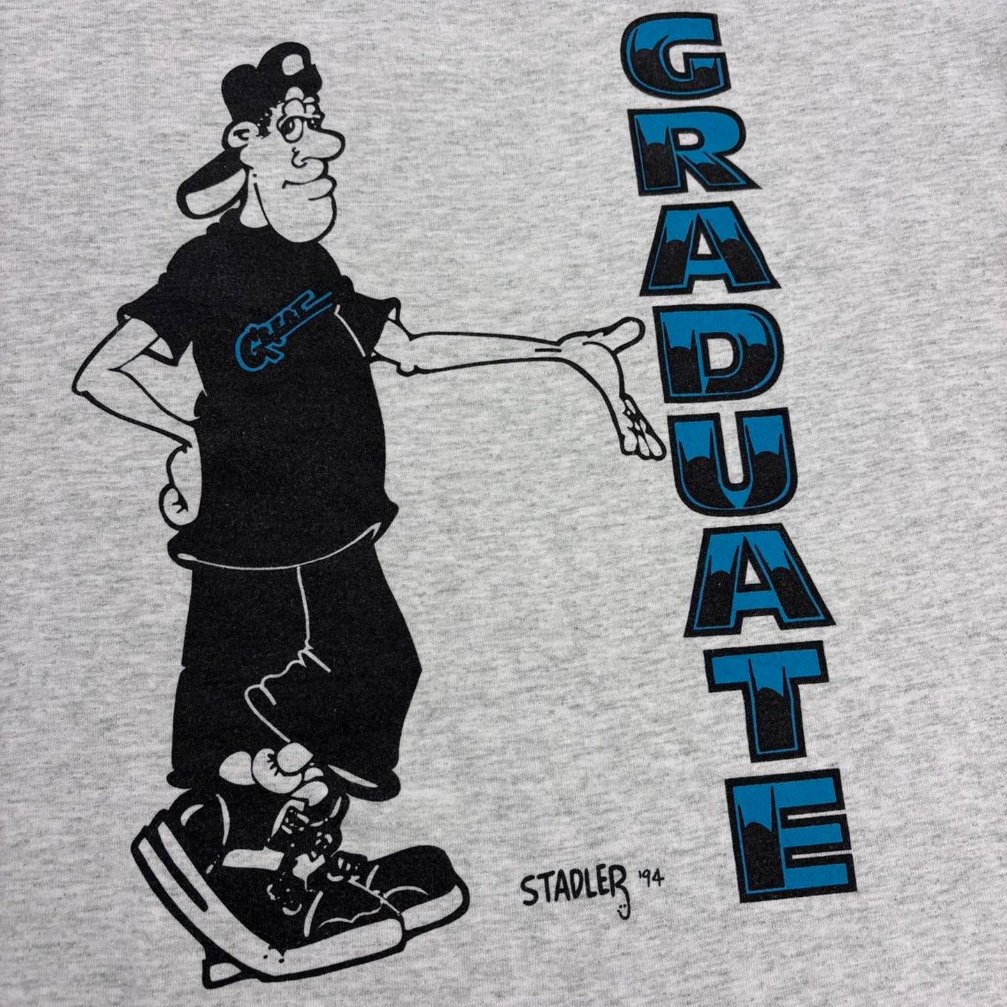 Vintage 90s USA gang resistance education and training graduate graphic t-shirt