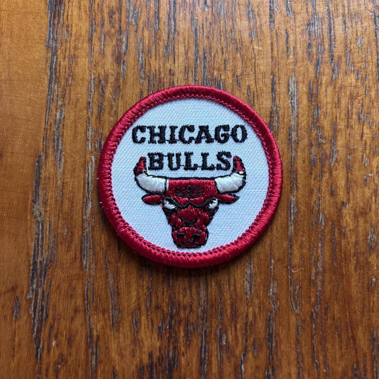 Vintage 80s USA Chicago Bulls NBA basketball embroidered patch
