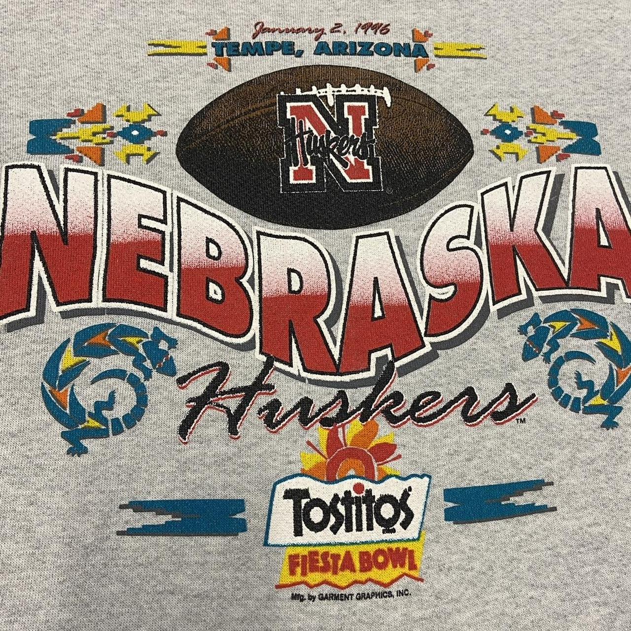 Vintage 90s USA Nebraska Huskers fiesta bowl Arizona promotional sweatshirt