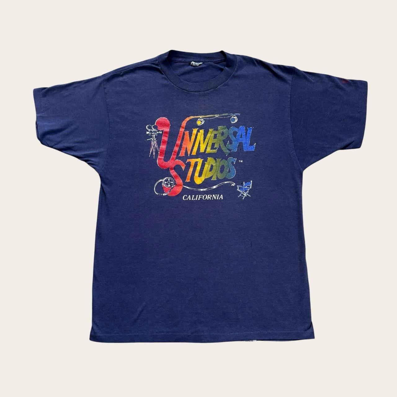 Vintage 80s USA Universal Studios California theme park movie t-shirt