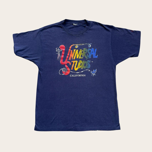 Vintage 80s USA Universal Studios California theme park movie t-shirt