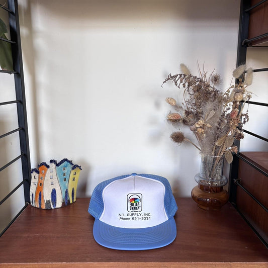 Vintage 90s USA Fuller O’Brien paints supply workwear trucker cap