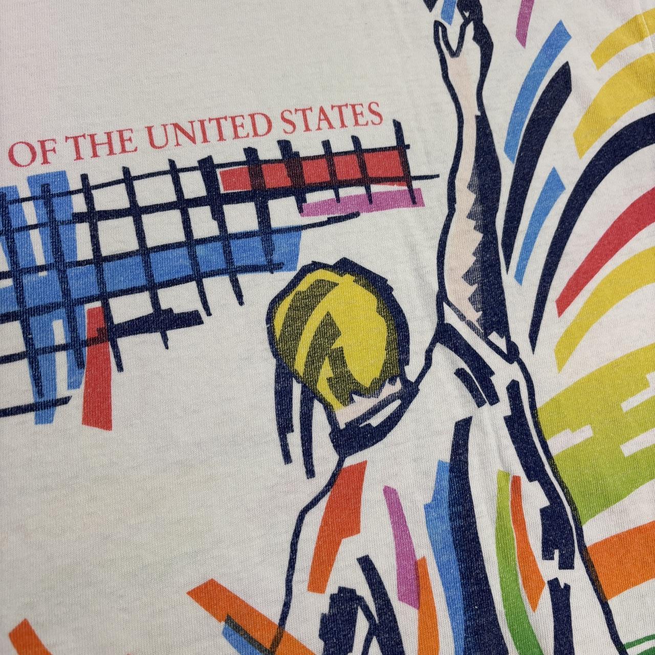 Vintage 90s US Open 1992 tennis tournament ATP Tour graphic t-shirt