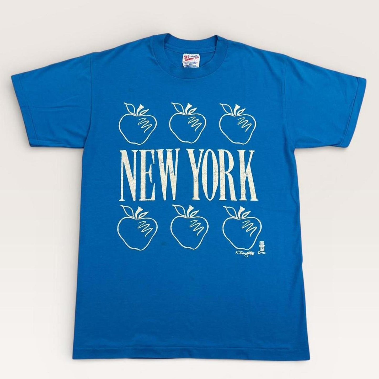 Vintage 90s USA New York City the big apple tourist souvenir t-shirt