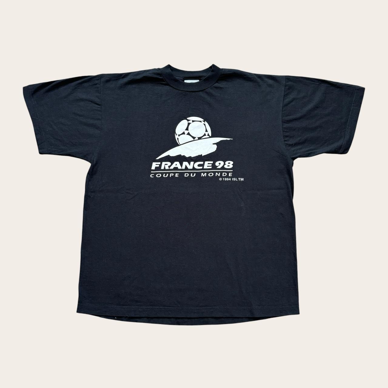 Vintage France 98 World Cup football tournament Coupe du Monde t-shirt