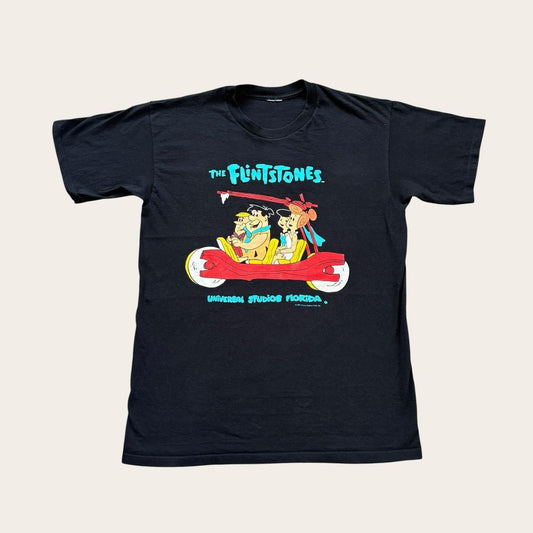 Vintage 90s The Flintstones Universal Studios Florida theme park cartoon t-shirt