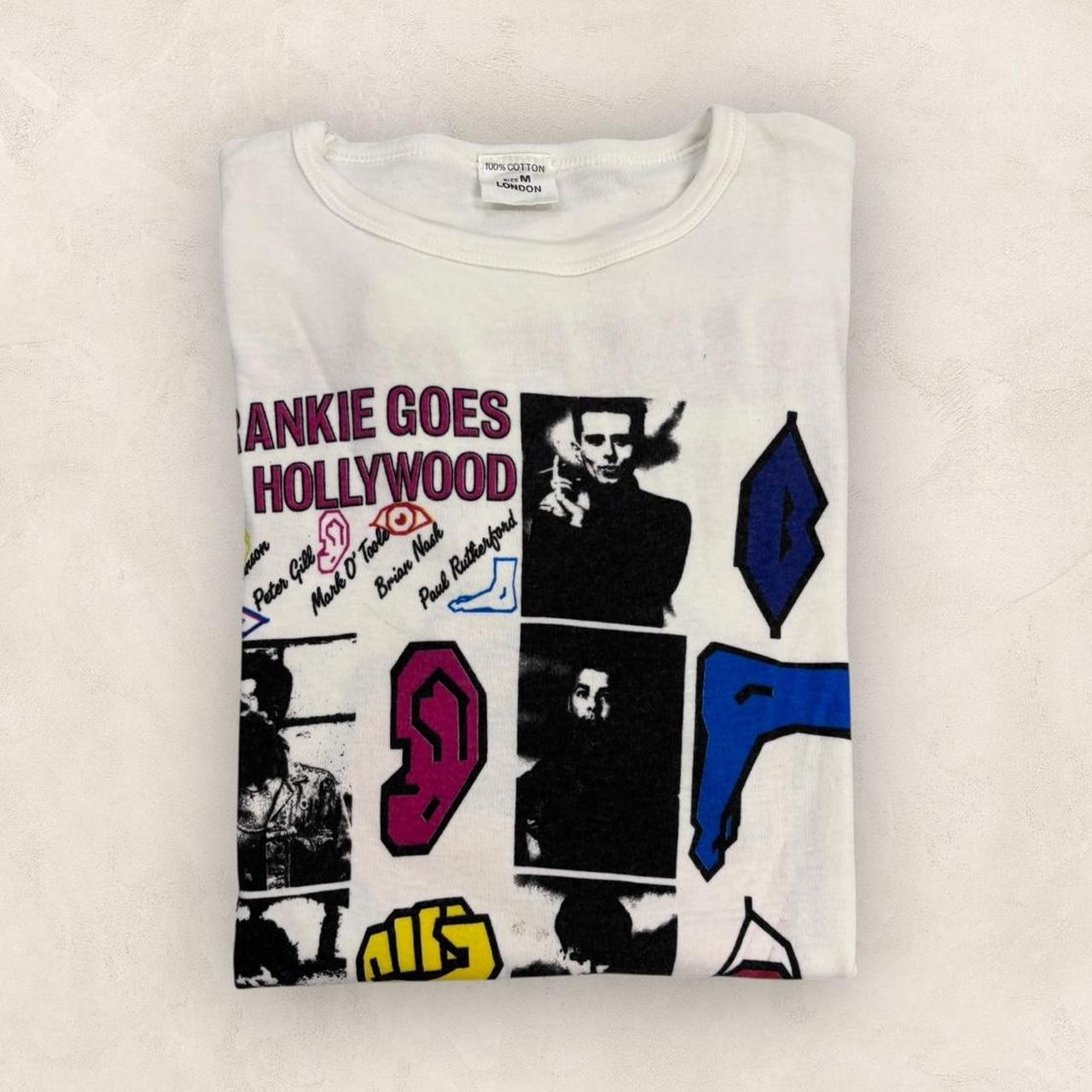 Vintage 80s Frankie Goes to Hollywood UK Tour band t-shirt