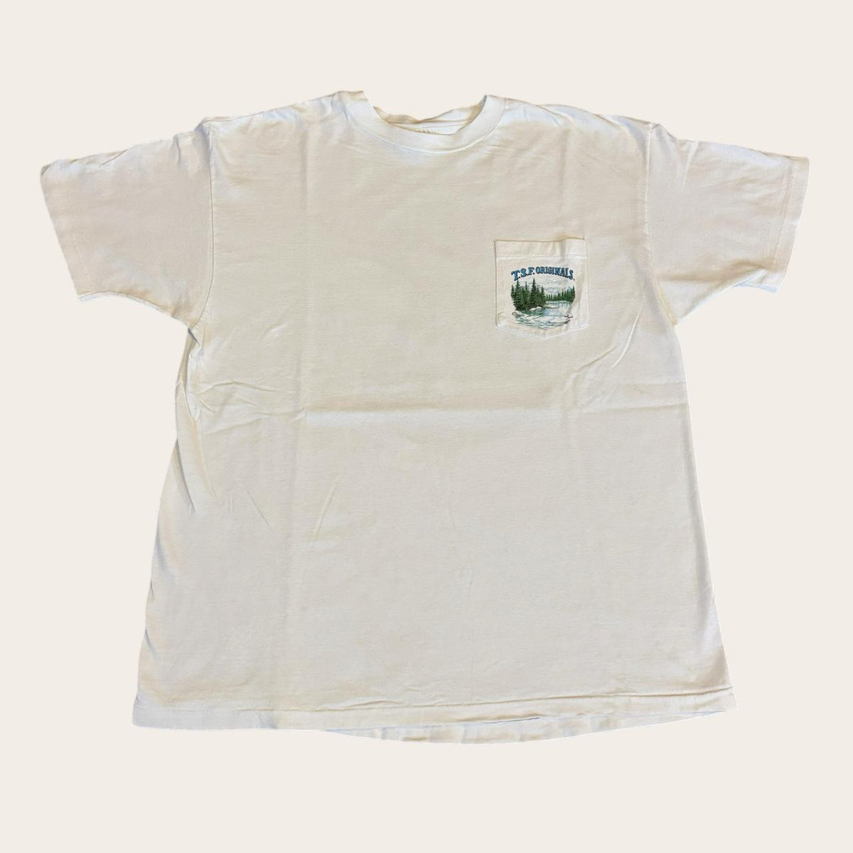 Vintage 90s TSF originals Labrador retriever hunting dog wildlife t-shirt