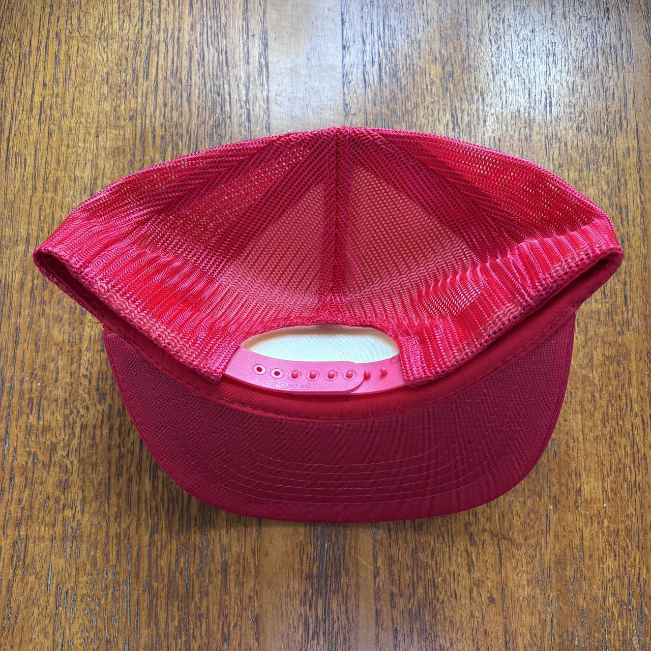Vintage 90s USA radio KHQ-59 Spokane Washington graphic trucker cap