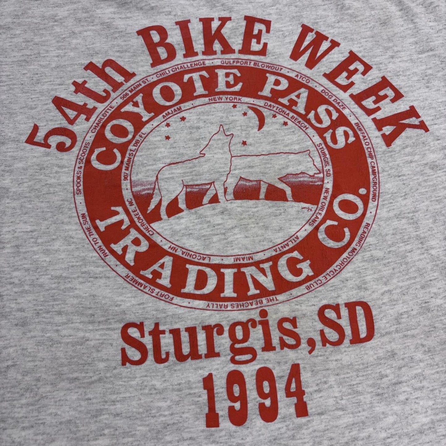 Vintage 90s USA Sturgis motorcycles bike week South Dakota motorbike t-shirt