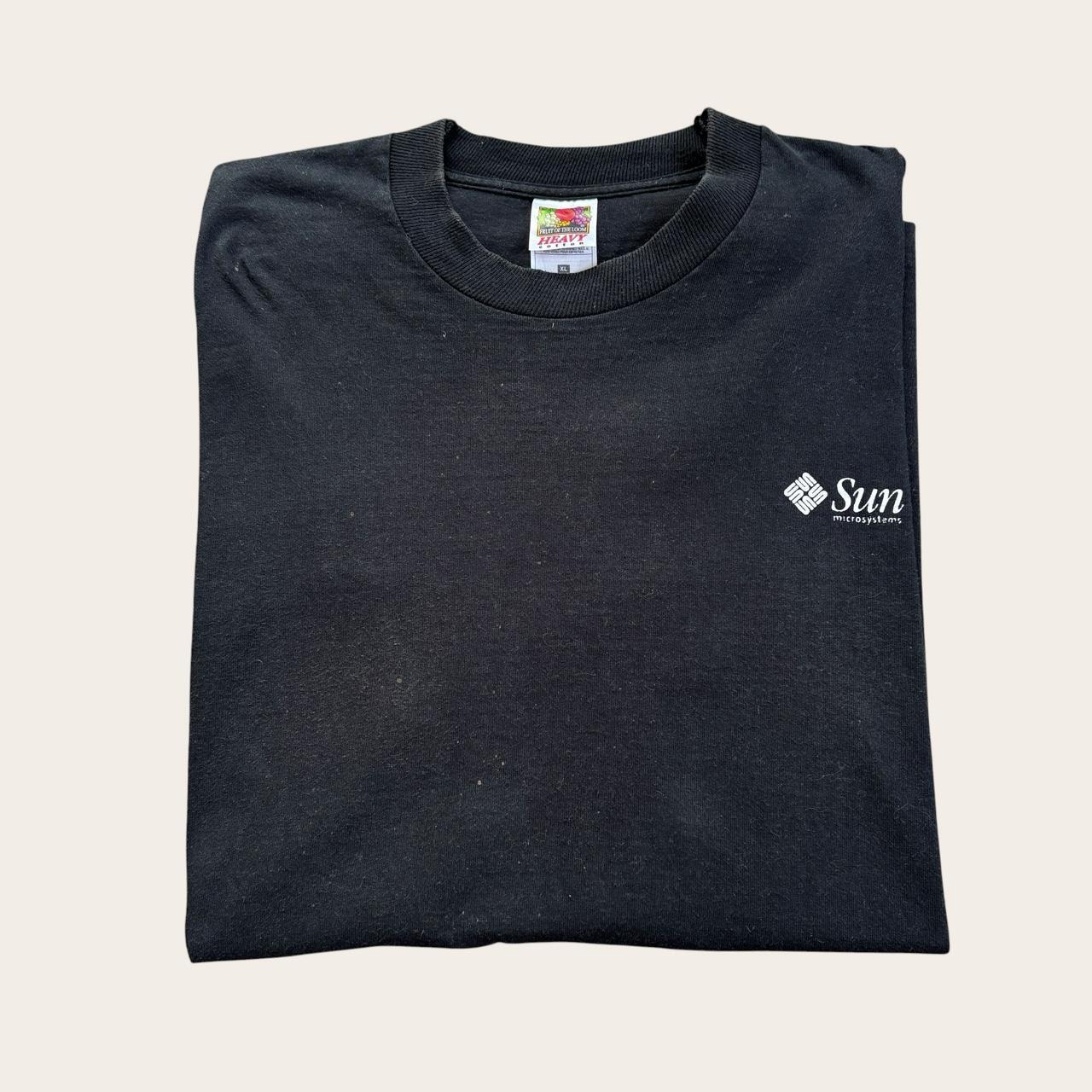 Vintage 90s USA Sun Microsystems Java software programming technology t-shirt