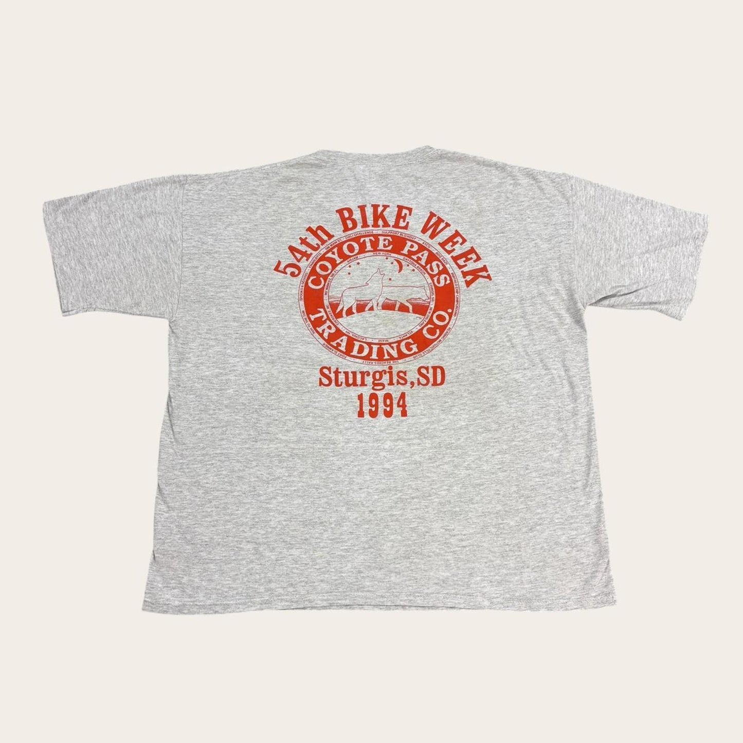 Vintage 90s USA Sturgis motorcycles bike week South Dakota motorbike t-shirt
