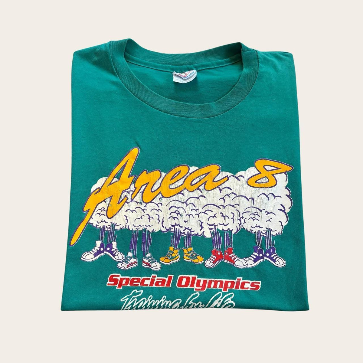 Vintage 90s USA Special Olympics athletics Area 8 Michigan t-shirt