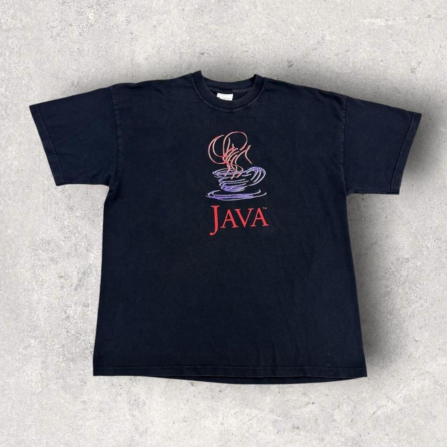 Vintage 90s USA Java Sun Microsystems technology software graphic t-shirt