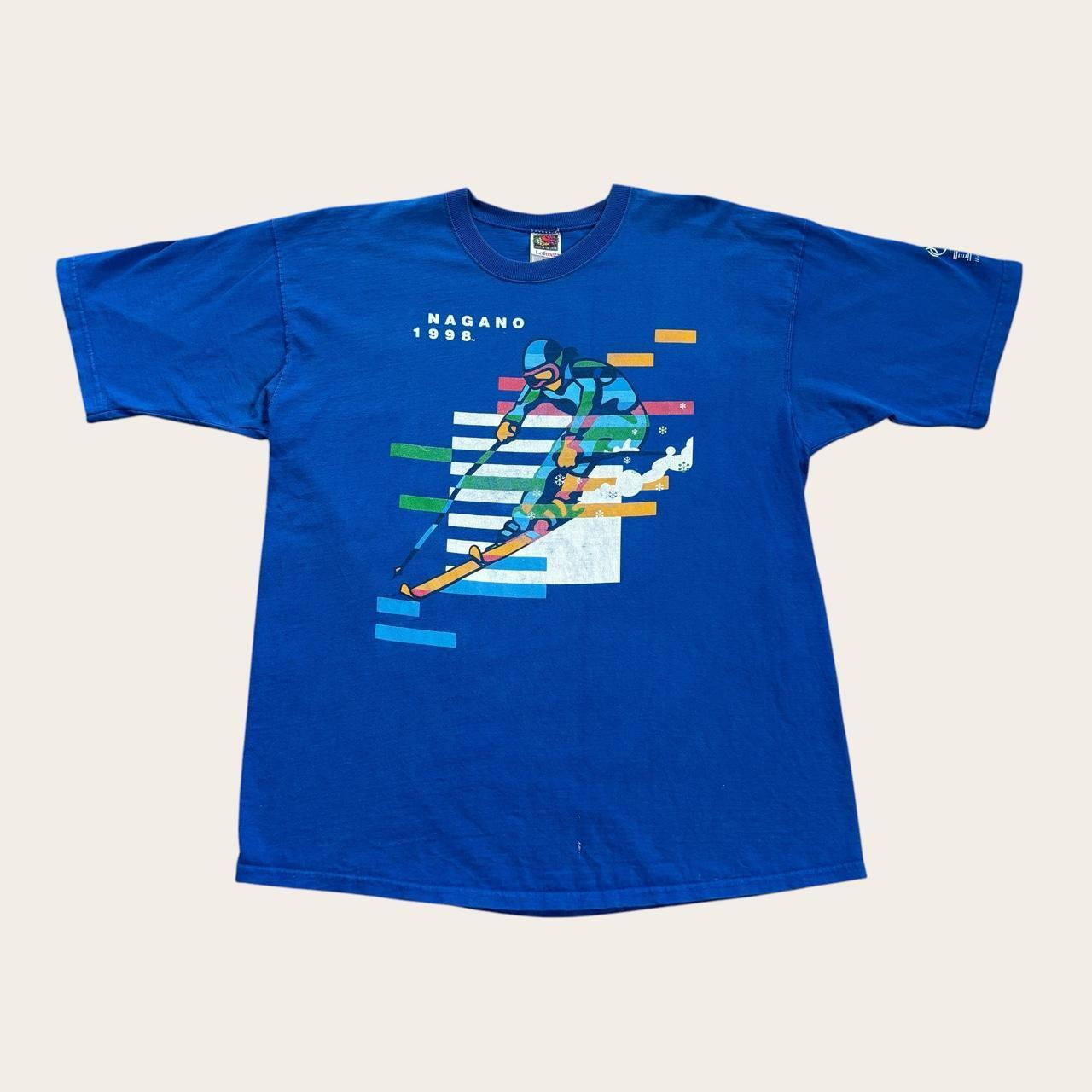 Vintage Nagano Winter Olympics ‘98 Japan snow sports t-shirt