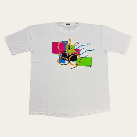 Vintage 80s USA Oklahoma Olympic festival  athletics graphic t-shirt