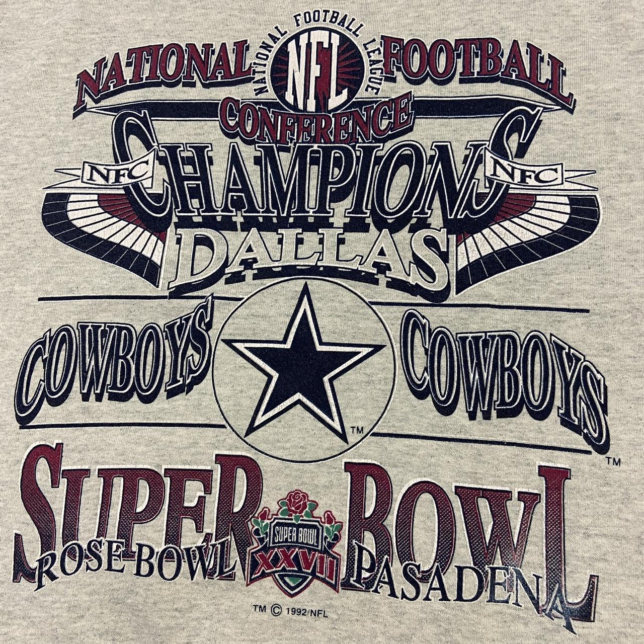 Vintage 90s USA Dallas Cowboys NFL Super Bowl Champions American Football graphic sweatshirt