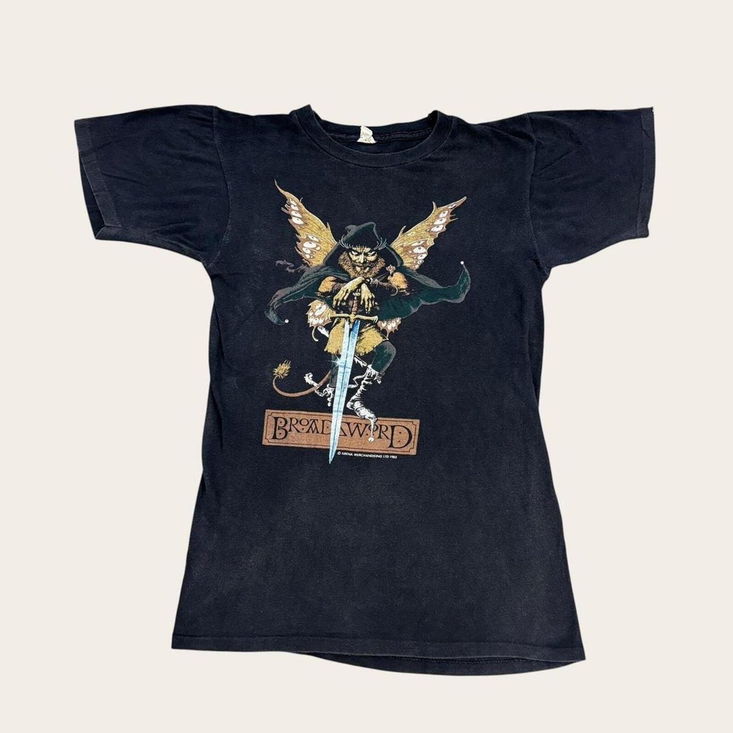 Vintage 80s Jethro Tull Broadsword And The Beast rock music band t-shirt