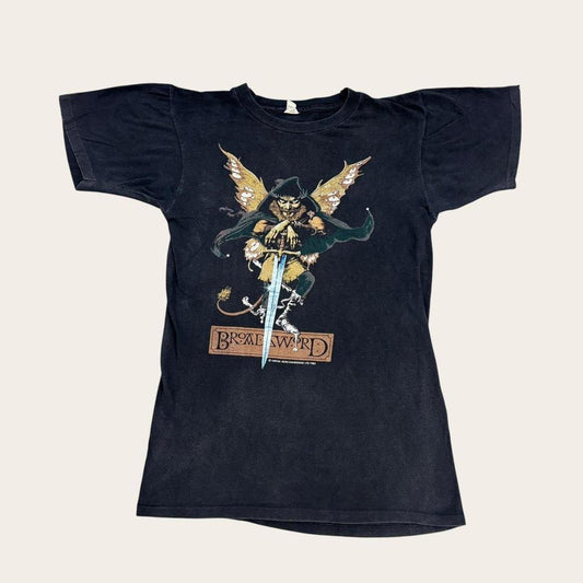 Vintage 80s Jethro Tull Broadsword And The Beast rock music band t-shirt