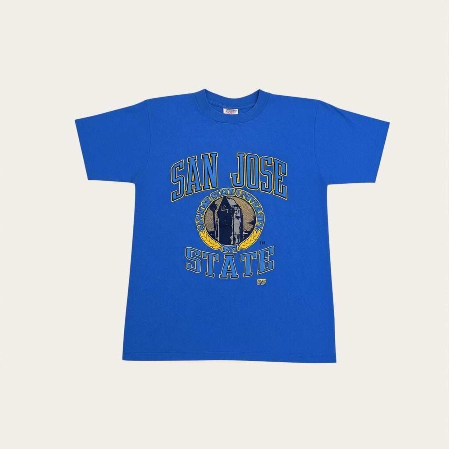 Vintage 90s USA San Jose State University California varsity graphic t-shirt