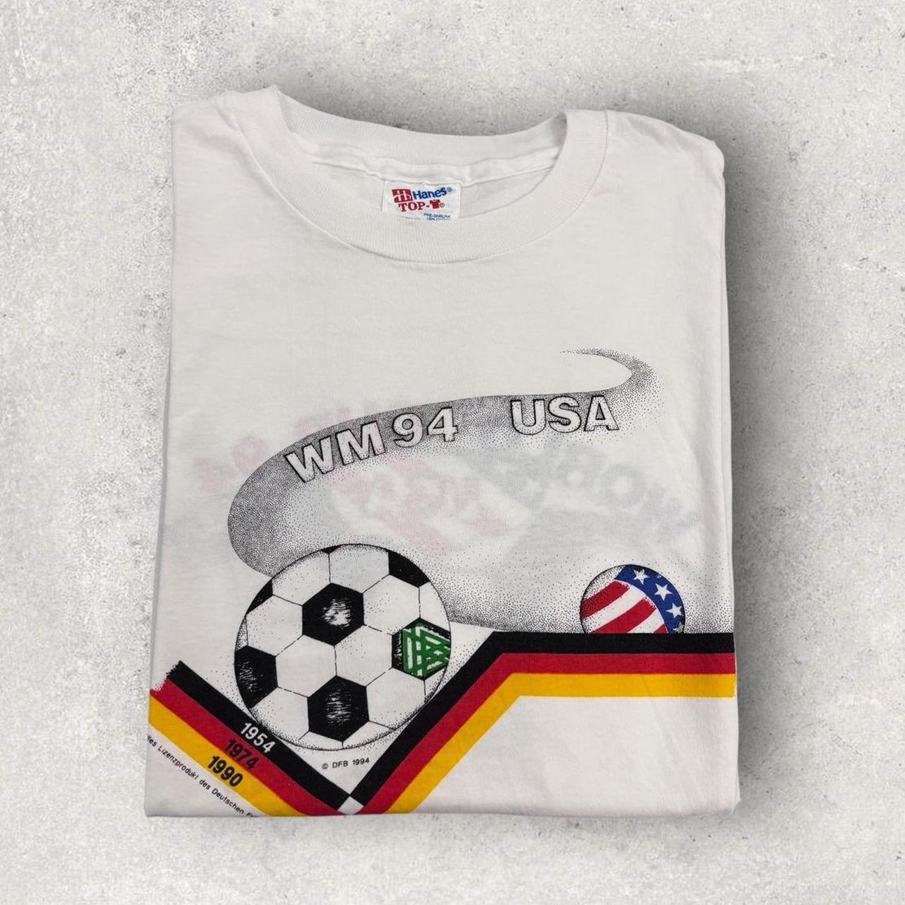 Vintage 90s USA World Cup football tournament team Germany graphic t-shirt