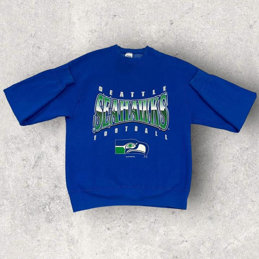 Vintage 90s USA Seattle Seahawks NFL American Football graphic sweatshirt